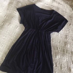 Tart deep V-neck stretch dress